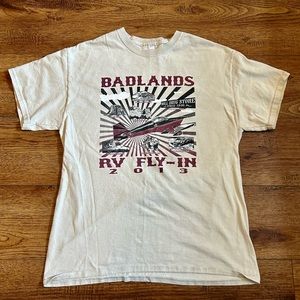 Graphic T Shirt Badlands RV Fly-In 2013 Unisex
